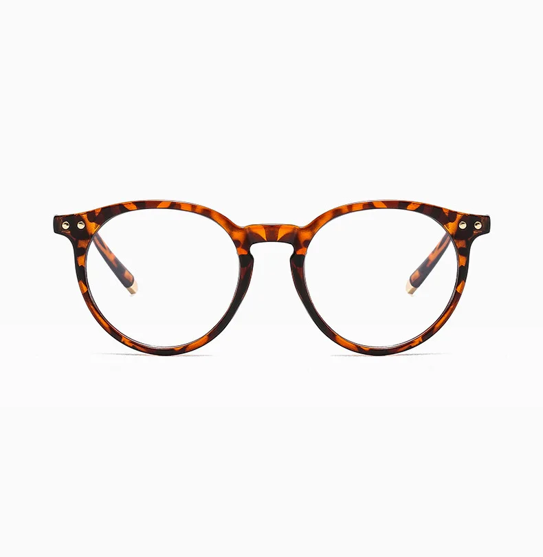 Vintage Round Optical Glasses Women Men Anti Blue Light  Eyeglasses Frame Prescription Transparent Lens Spectacle Frame Unisex