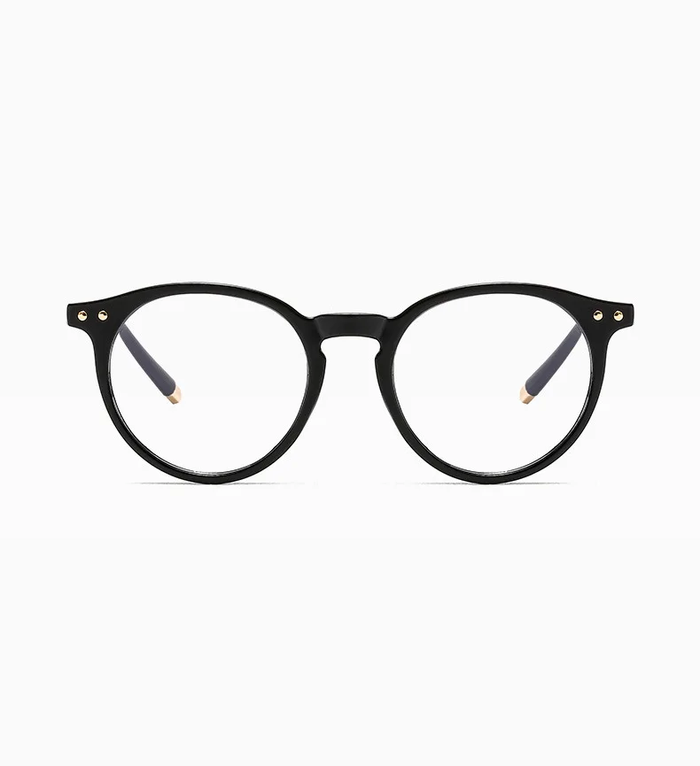 Vintage Round Optical Glasses Women Men Anti Blue Light  Eyeglasses Frame Prescription Transparent Lens Spectacle Frame Unisex