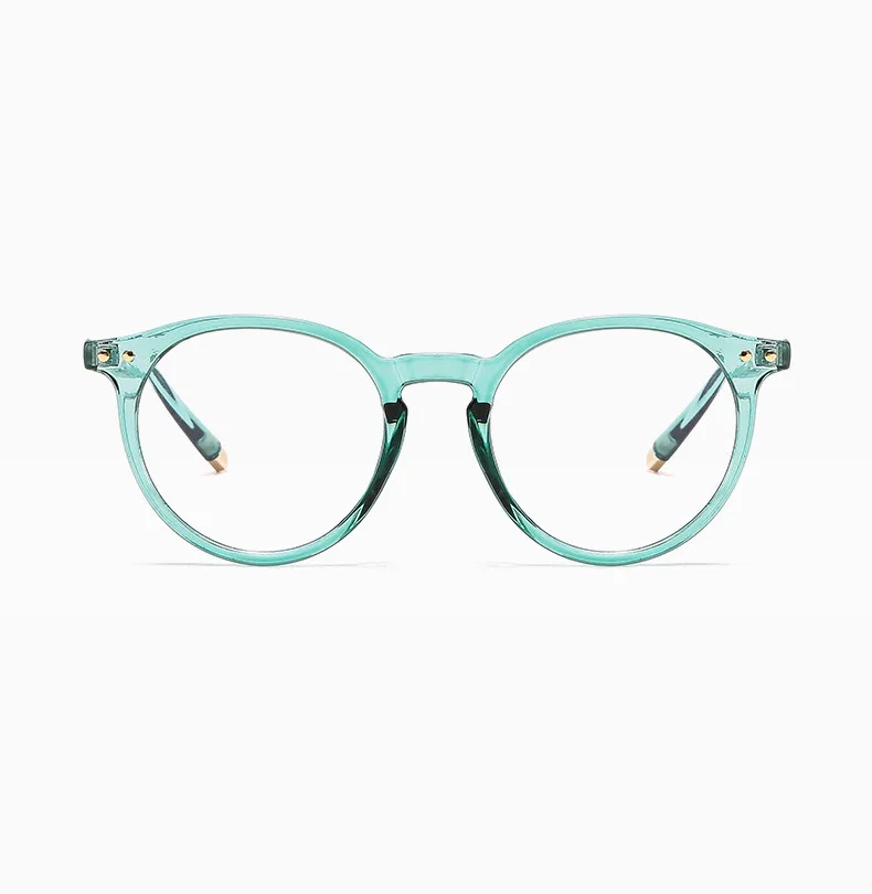 Vintage Round Optical Glasses Women Men Anti Blue Light  Eyeglasses Frame Prescription Transparent Lens Spectacle Frame Unisex