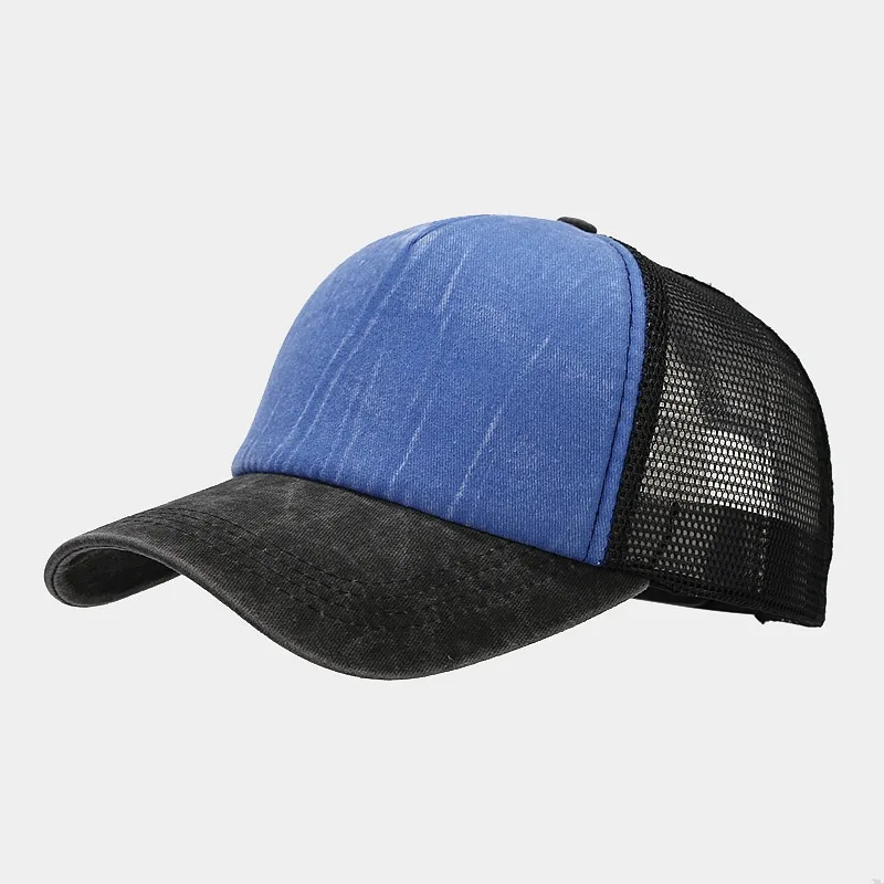 1pcs Baseball Cap Men's Summer Breathable Mesh Sun Hat Unisex Cotton Snapback Cap Truck Caps Visor