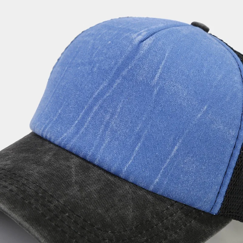 1pcs Baseball Cap Men's Summer Breathable Mesh Sun Hat Unisex Cotton Snapback Cap Truck Caps Visor