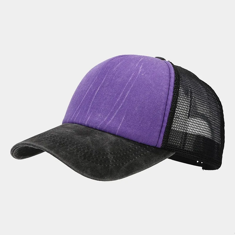 1pcs Baseball Cap Men's Summer Breathable Mesh Sun Hat Unisex Cotton Snapback Cap Truck Caps Visor