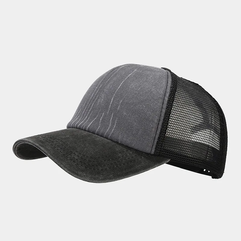 1pcs Baseball Cap Men's Summer Breathable Mesh Sun Hat Unisex Cotton Snapback Cap Truck Caps Visor