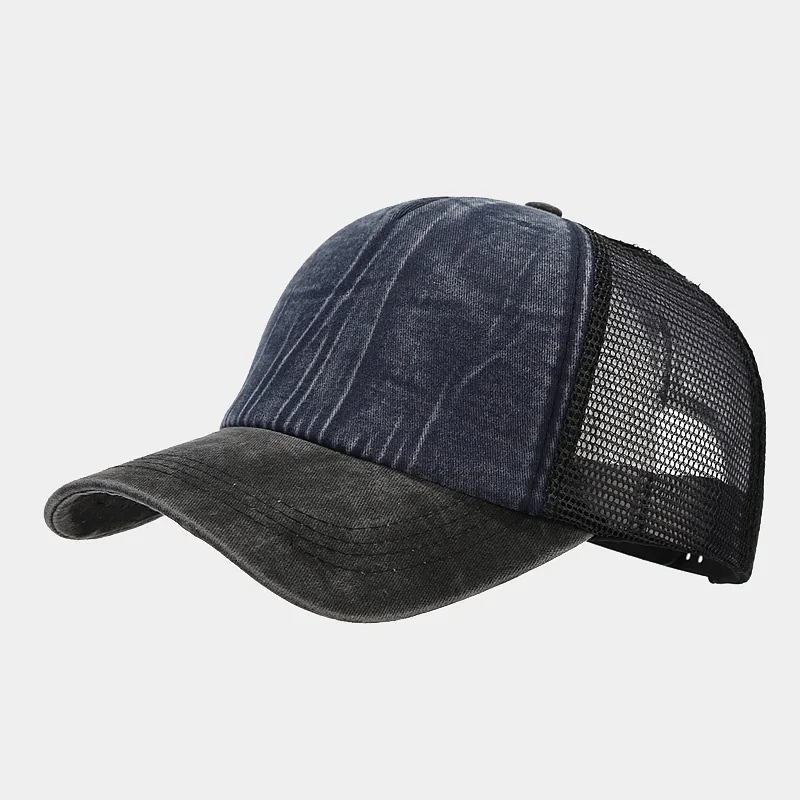 1pcs Baseball Cap Men's Summer Breathable Mesh Sun Hat Unisex Cotton Snapback Cap Truck Caps Visor