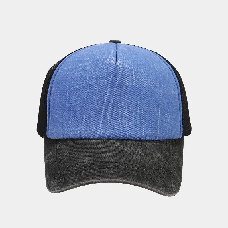 1pcs Baseball Cap Men's Summer Breathable Mesh Sun Hat Unisex Cotton Snapback Cap Truck Caps Visor