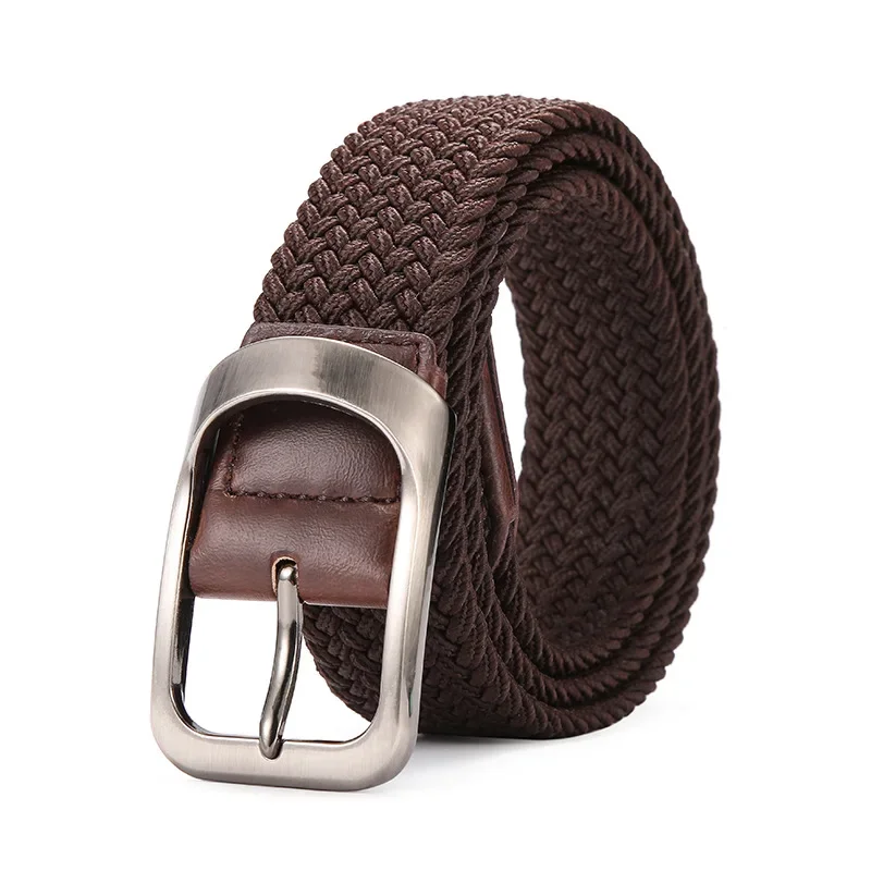 Elastic Stretch Woven Braided Canvas Belt Golf Belt for Women Men Pants Jeans