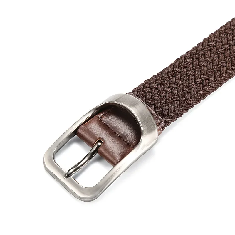 Elastic Stretch Woven Braided Canvas Belt Golf Belt for Women Men Pants Jeans