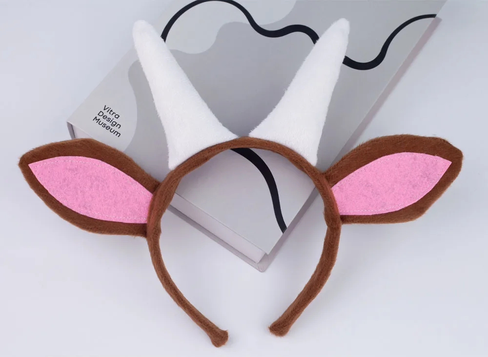 Halloween Goat Horn Animal Costume Accessories Headband Tail Bow Tie Tutu for Toddler Kids Girls Fancy Dress Up Christmas