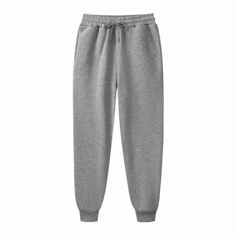 Men's Tracksuit Pants Jogger Track Sweatpants Spring Autumn Fleece Pants Men Clothing Gym Sports Women's Loose Winter Trousers