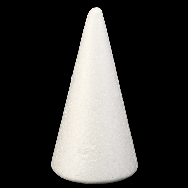 Polystyrene Cone Flat Foam Cone For Handmade Craft DIY Accessory Party Celebration Festival Home Decoration