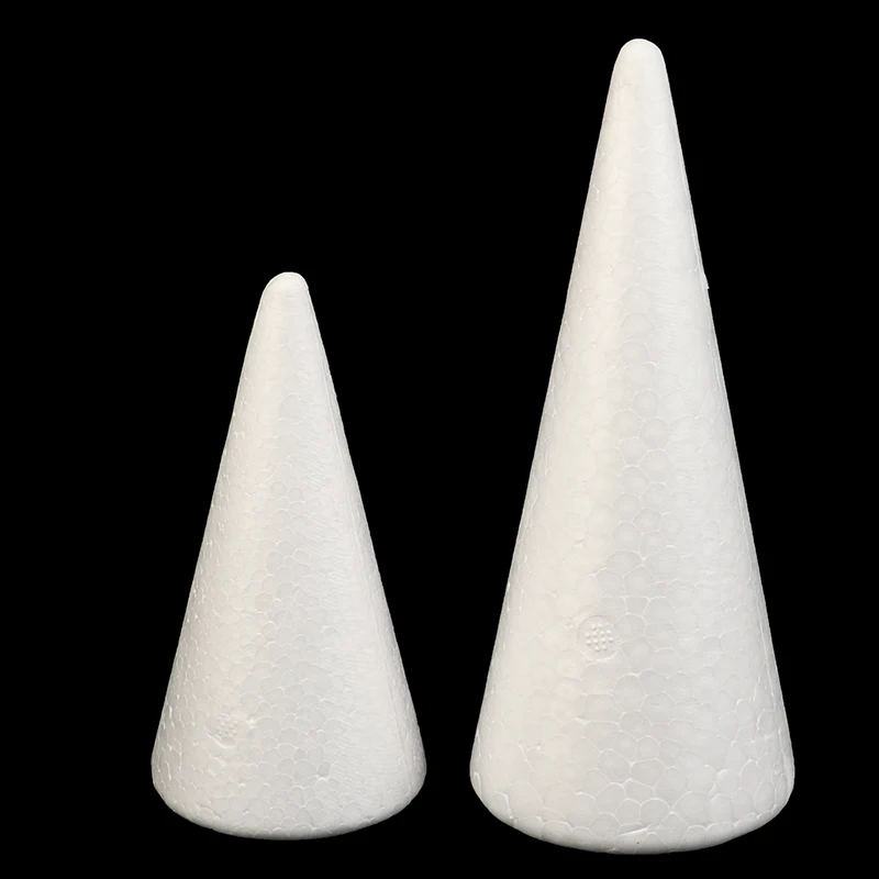 Polystyrene Cone Flat Foam Cone For Handmade Craft DIY Accessory Party Celebration Festival Home Decoration