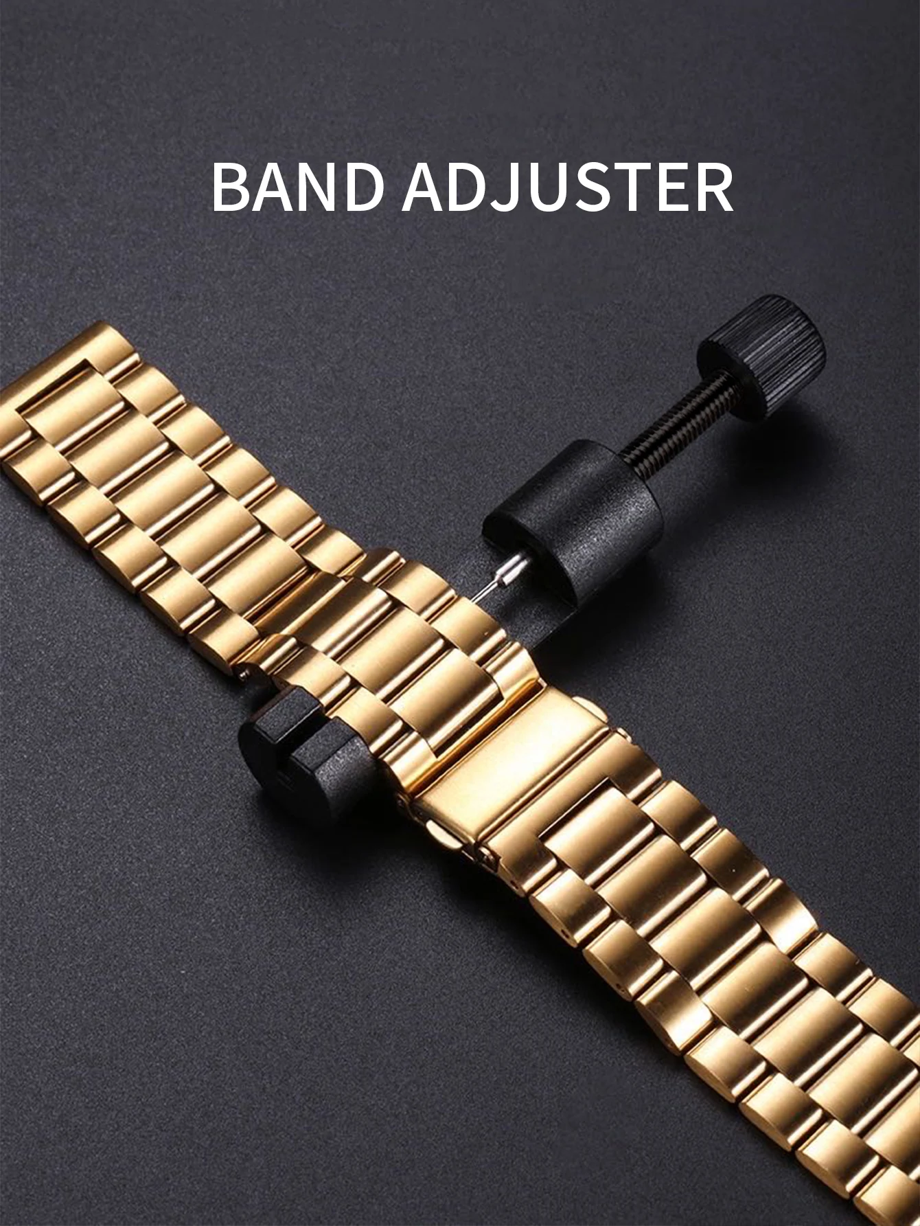 TOMI 4PCS Luxury Business Men's Watch Gift Box Set Luxury Diamond Case Calendar Stainless Steel Strap Quartz Watch Men's Clock
