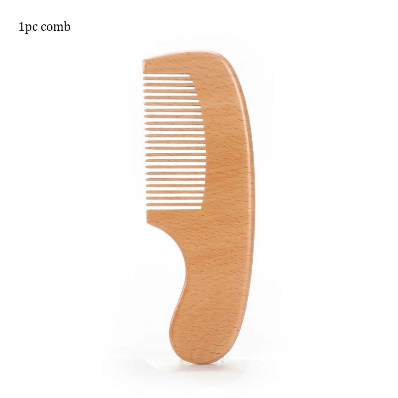 Baby Wood Brush Comb Beech Soft Wool Newborn Comb for Head Massager Baby Cleaning Shower Pure Natur Hairbrush Baby Care