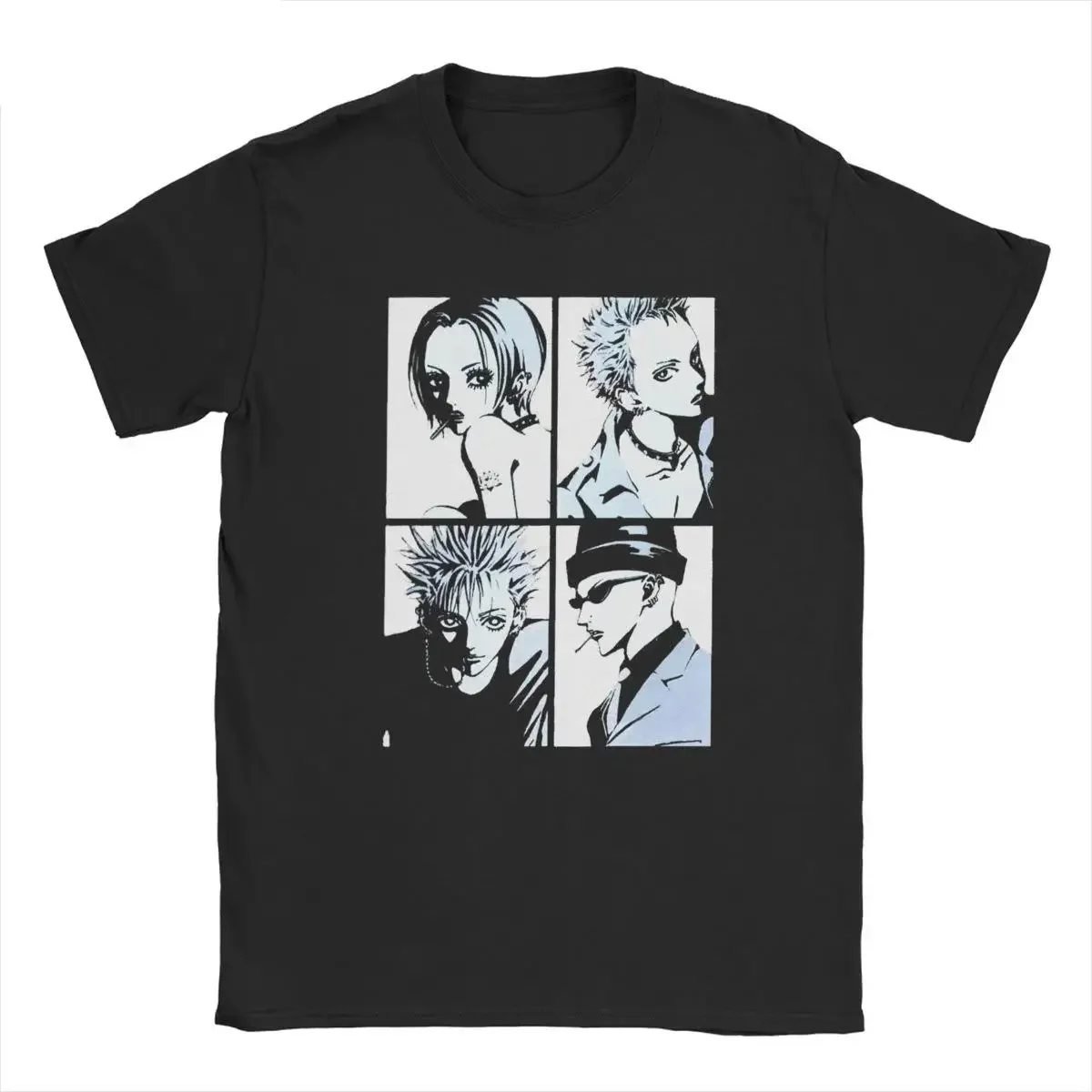 NANA Osaki T Shirt Casual Harajuku Streetwear Japanese Clothes T Shirt Fashion Rock Punk Short Sleeve Plus Size T Shirt Women