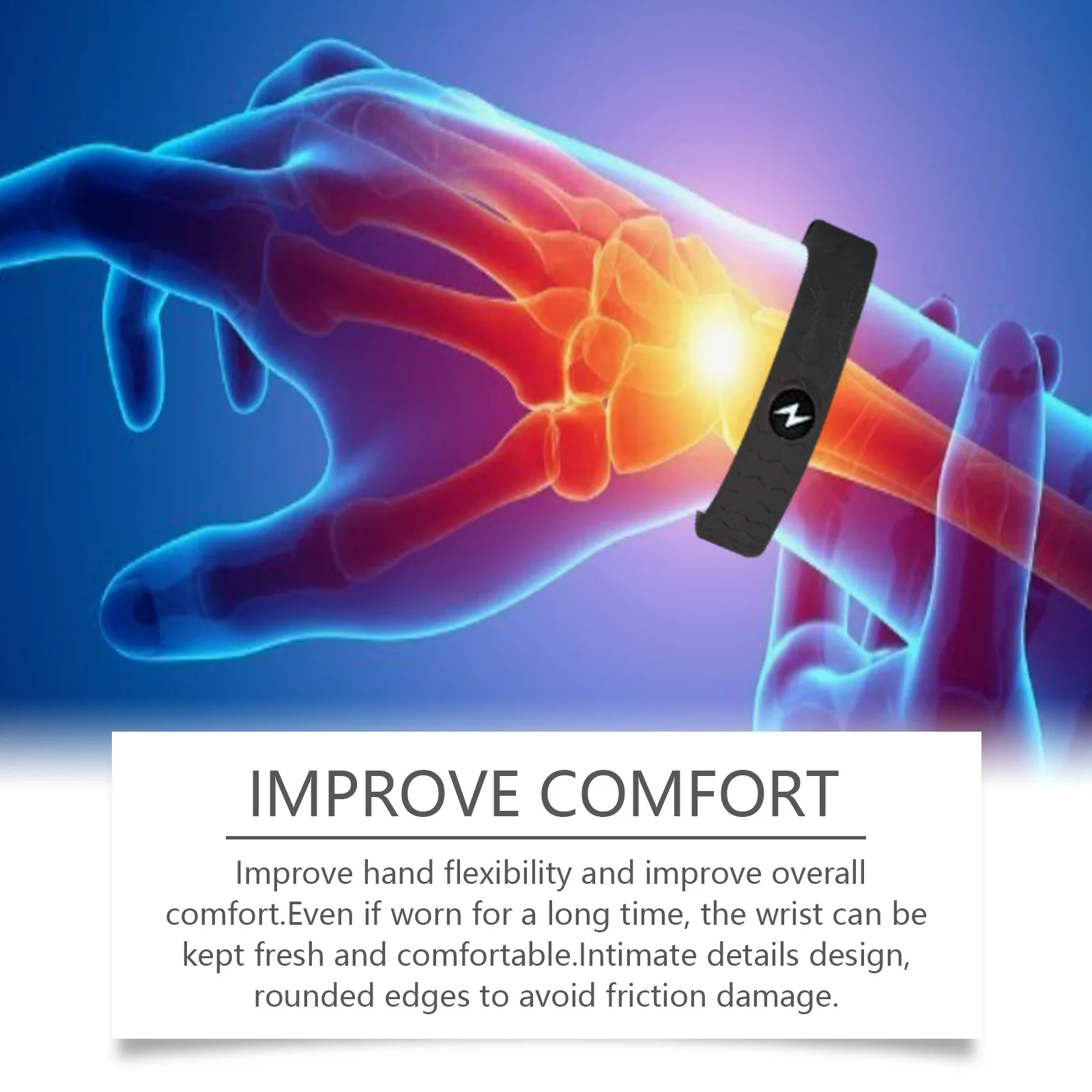 South Moon Energy Therapy Bracelet Relieve Arthritis Pain Hand Numbness Anti Fatigue Improve Circulation Adjustable Bracelets