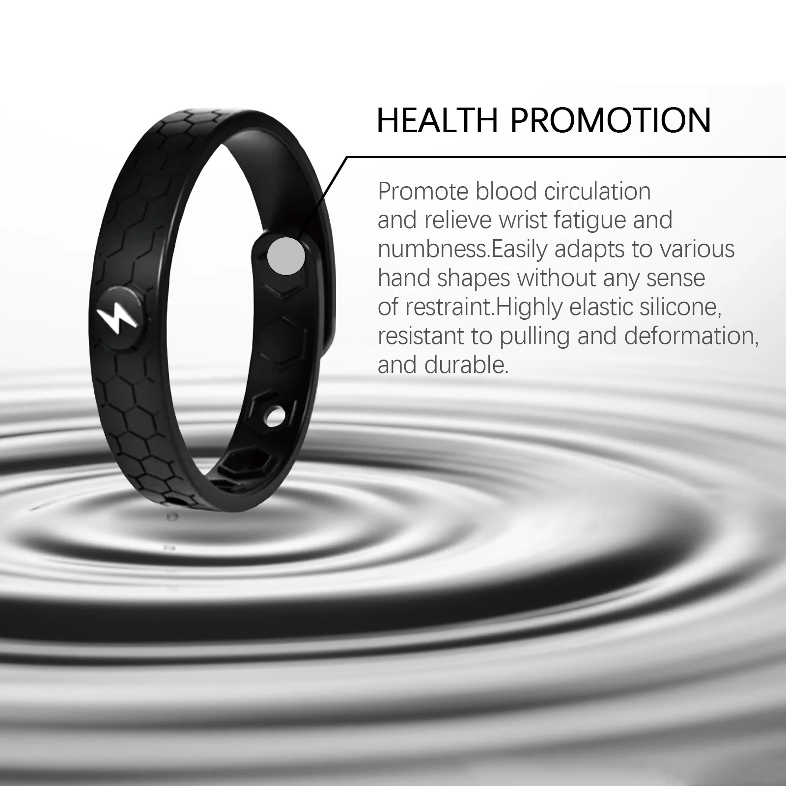 South Moon Energy Therapy Bracelet Relieve Arthritis Pain Hand Numbness Anti Fatigue Improve Circulation Adjustable Bracelets