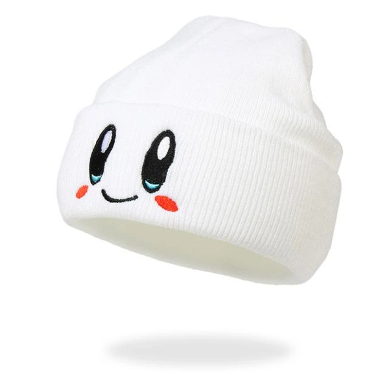 Hot Sale Cute Eye Embroidery Beanie Trendy Candy Color Couple Beanies Casual Coldproof Knit Hats For Women & Men