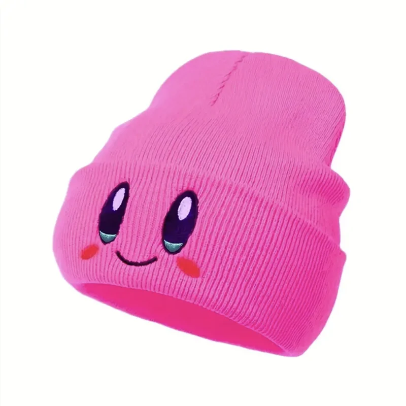 Hot Sale Cute Eye Embroidery Beanie Trendy Candy Color Couple Beanies Casual Coldproof Knit Hats For Women & Men
