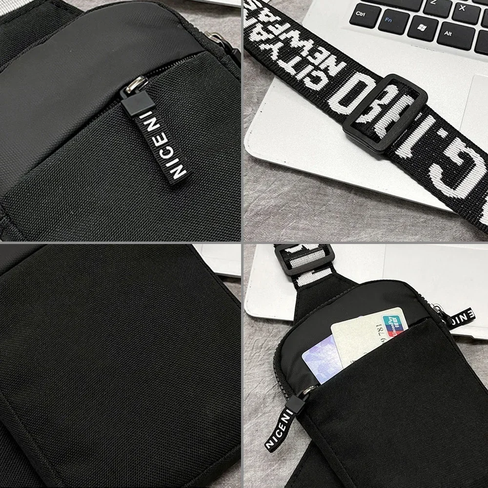 Chest Bag Women Sports Fitness Bag Purse Paint Letter Initial Name Lettern Pattern Sports Running Chest Pack for Men
