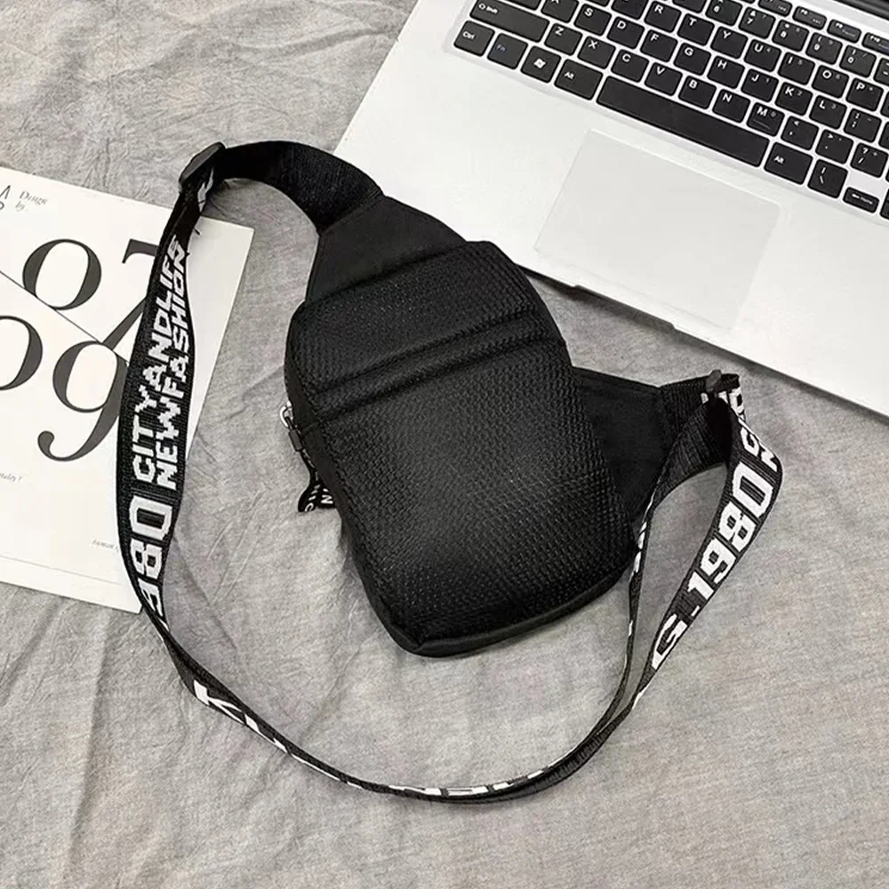 Chest Bag Women Sports Fitness Bag Purse Paint Letter Initial Name Lettern Pattern Sports Running Chest Pack for Men