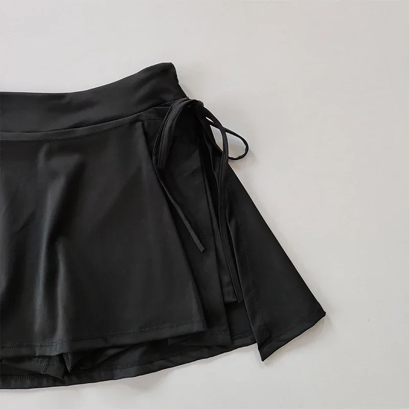 Summer Women's Skirts Fashion Sexy Mini Elastic Pleated Sun Skirts For School Girl Uniform Korean Black High Waist Tennis Skirts
