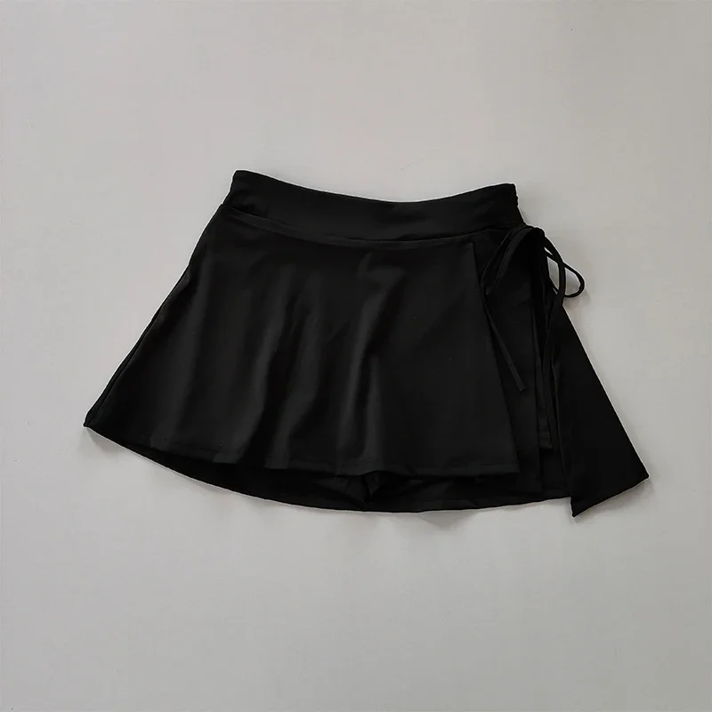Summer Women's Skirts Fashion Sexy Mini Elastic Pleated Sun Skirts For School Girl Uniform Korean Black High Waist Tennis Skirts