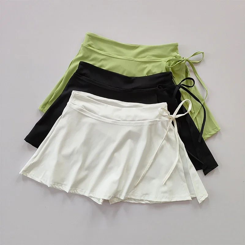 Summer Women's Skirts Fashion Sexy Mini Elastic Pleated Sun Skirts For School Girl Uniform Korean Black High Waist Tennis Skirts