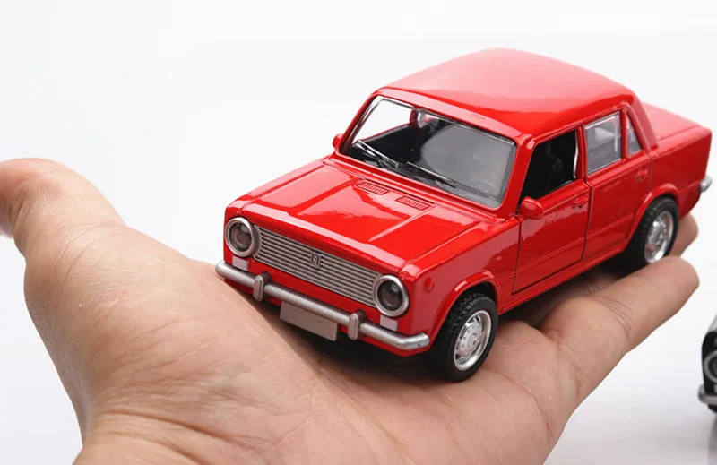 1:36 LADA Alloy Car Model Diecast Toys Vehicles NO Light & Sound Effect Car For Boys Birthday Gifts Kids Toys Cars