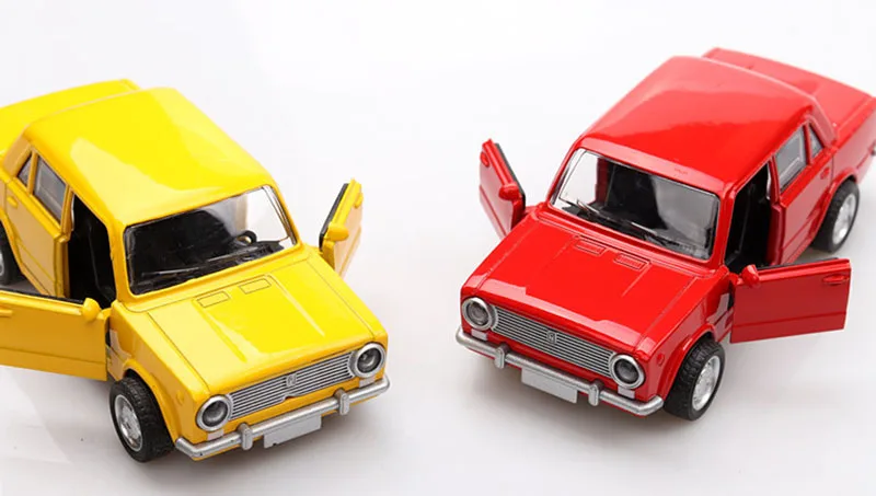 1:36 LADA Alloy Car Model Diecast Toys Vehicles NO Light & Sound Effect Car For Boys Birthday Gifts Kids Toys Cars