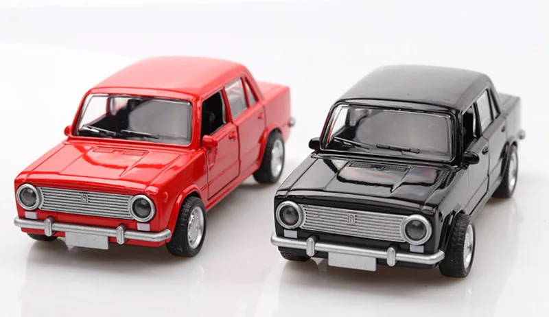 1:36 LADA Alloy Car Model Diecast Toys Vehicles NO Light & Sound Effect Car For Boys Birthday Gifts Kids Toys Cars