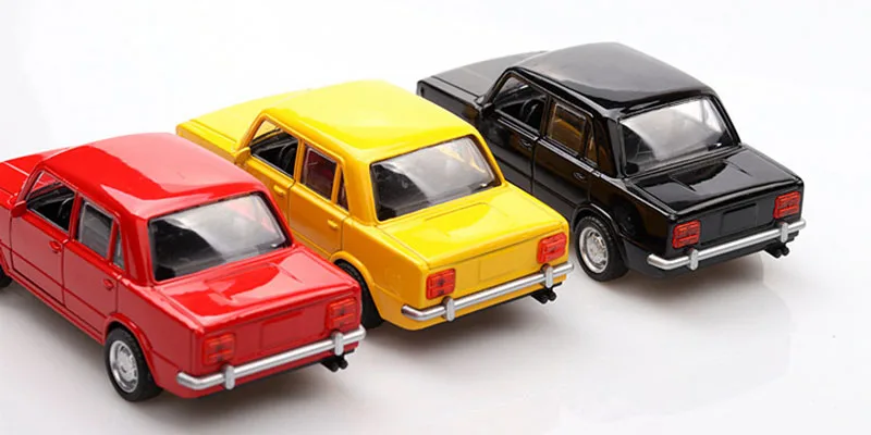 1:36 LADA Alloy Car Model Diecast Toys Vehicles NO Light & Sound Effect Car For Boys Birthday Gifts Kids Toys Cars