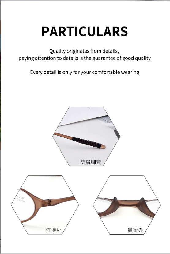 GUANHAO Brand Unisex Reading Glasses Clear Transparent Optical Hyperopia Presbyopic Glasses Universal Lightweight TR90 Frame