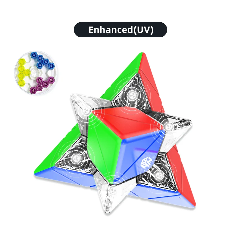 GAN Strange-shape Magic Cube Combination Pyraminx Enhanced Uv Gan Skewb Enhanced Uv Meganminx Gan Mirror Uv Gans Cube