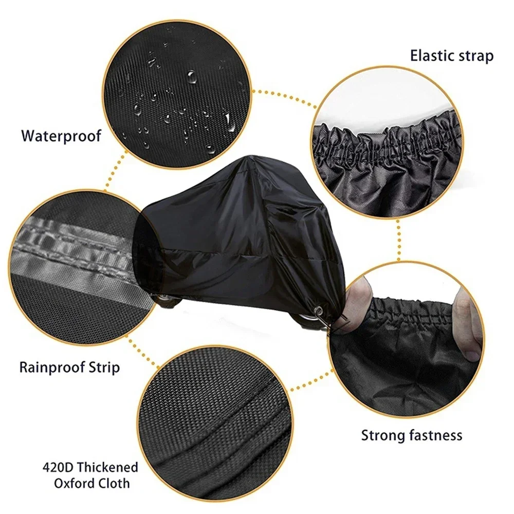 Motorcycle Cover for NMAX, AEROX, PCX, MIO, BEAT, CLICK Waterproof Rain and Dust UV Cover