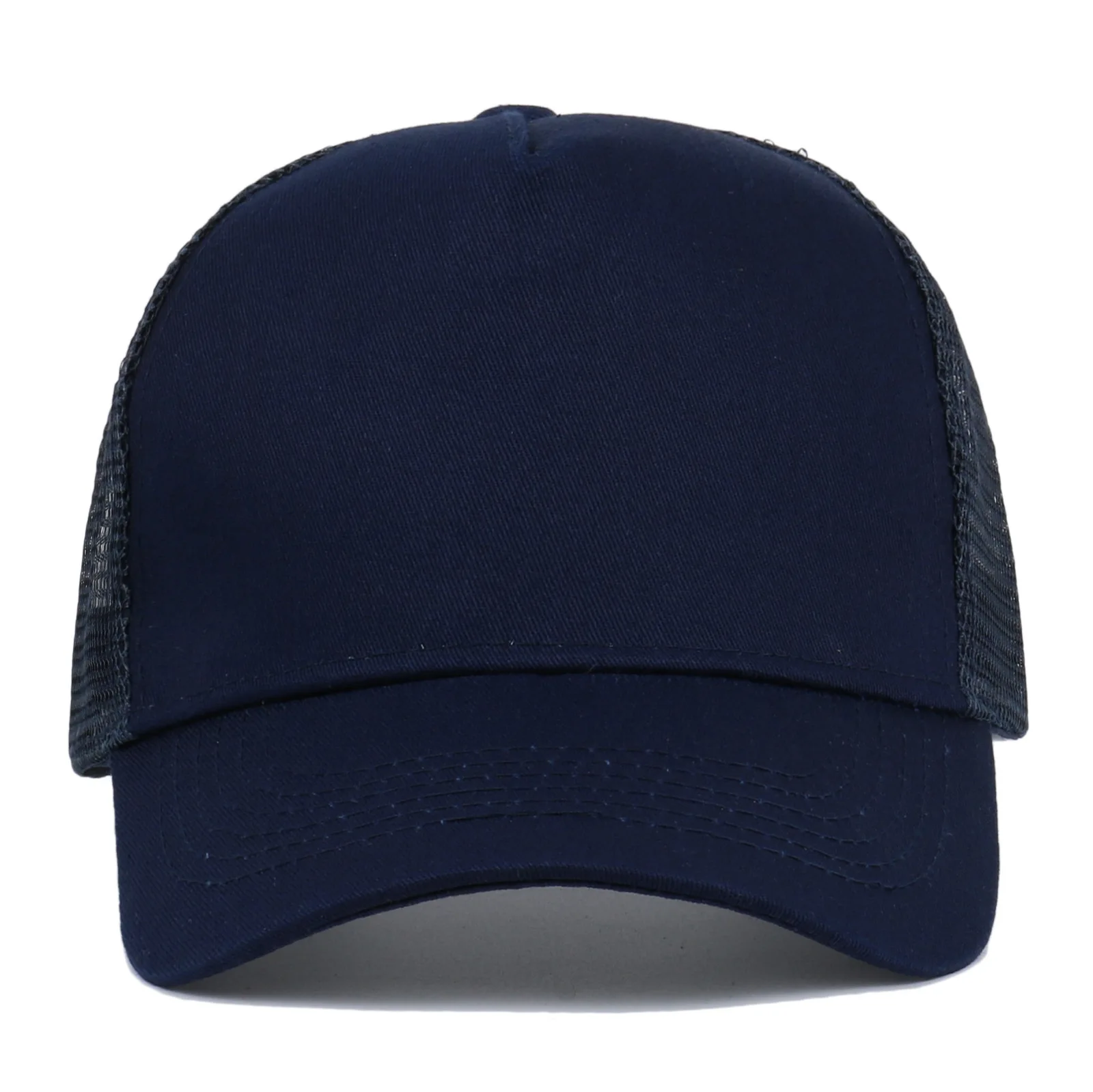 Mesh Cap Women Spring Summer Hats For Women Baseball Cap Cotton Solid Colored Wholesale Stock 6 Panel 5 Panel Breathable Cap