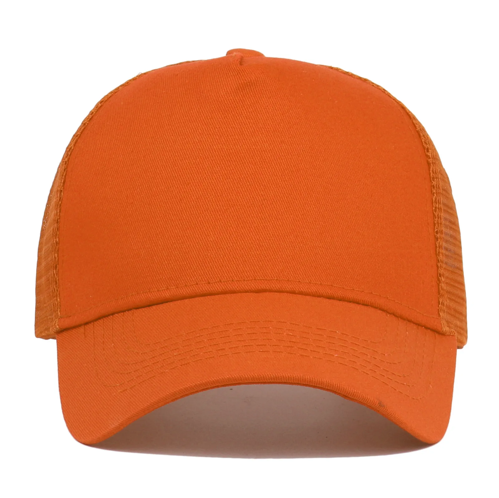 Mesh Cap Women Spring Summer Hats For Women Baseball Cap Cotton Solid Colored Wholesale Stock 6 Panel 5 Panel Breathable Cap