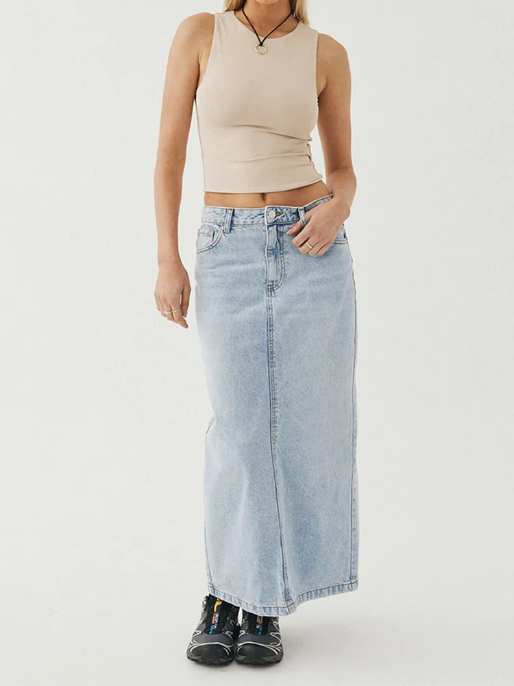 Sleeveless Tight Bottomed Shirt With Round Neck Racerback Top
