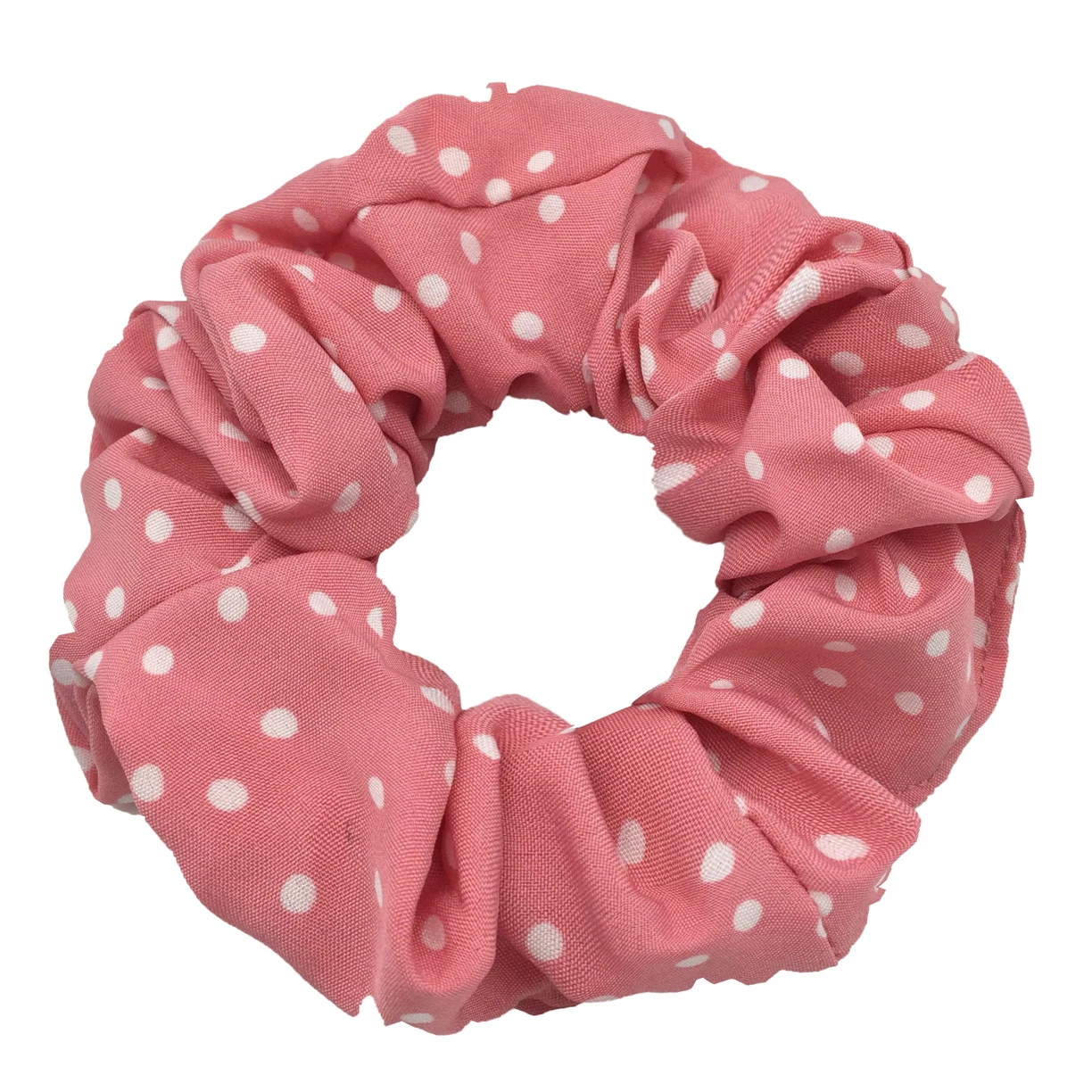 6pcs/lot Hair Scrunchies Simple Daily Scrunchy Elastic Band Women Holder Accessories Chiffon Headwead Dot For Ponytail Casual