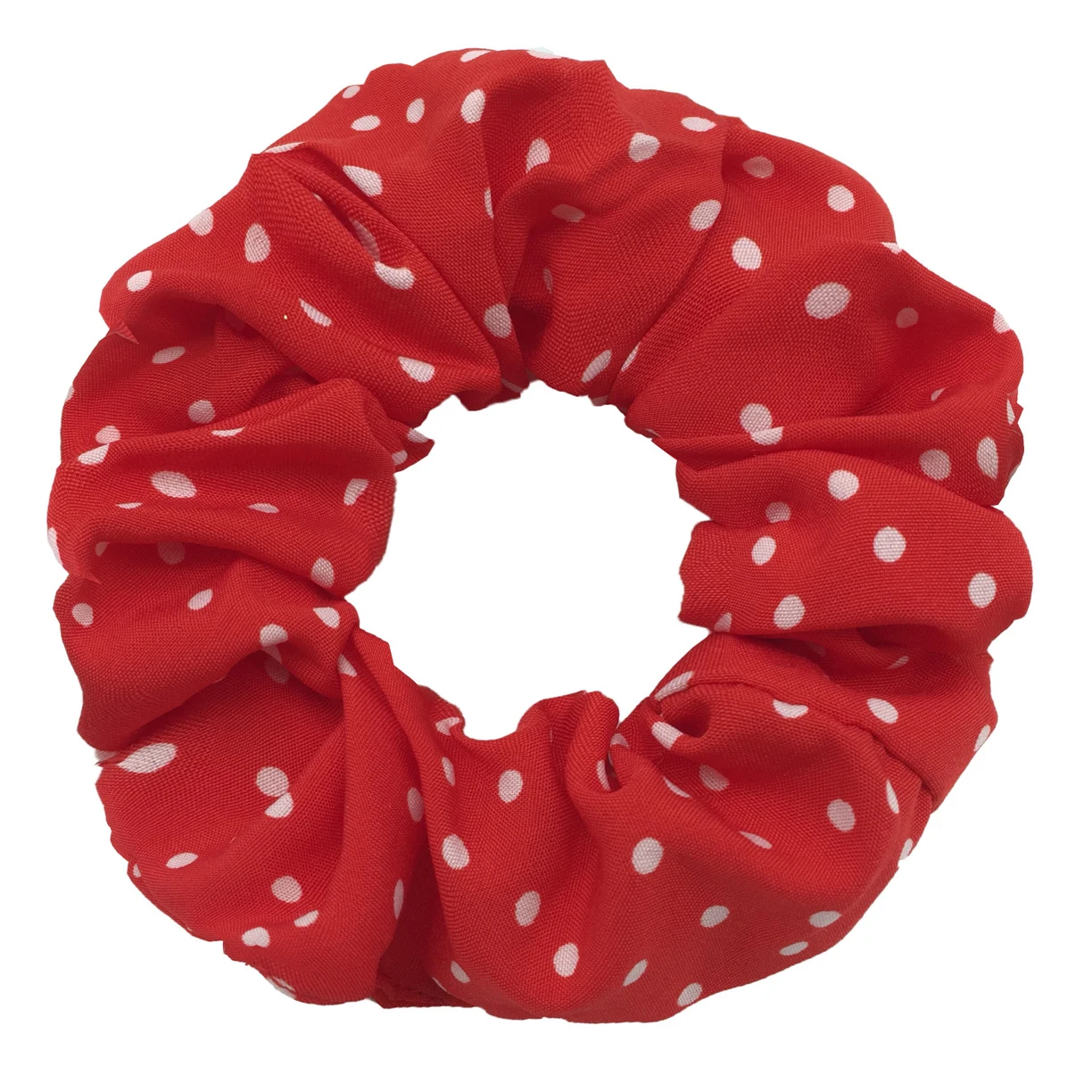 6pcs/lot Hair Scrunchies Simple Daily Scrunchy Elastic Band Women Holder Accessories Chiffon Headwead Dot For Ponytail Casual