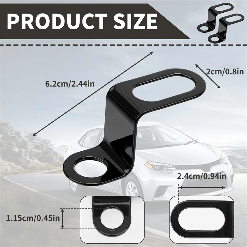 1/2Pair Motorcycle Lamp Brackets Turn Signal Light Lamp Mount Headlight Brackets Motorbike Fork Indicator Mount Lamps Holder