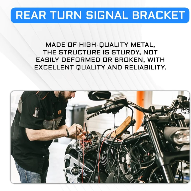 1/2Pair Motorcycle Lamp Brackets Turn Signal Light Lamp Mount Headlight Brackets Motorbike Fork Indicator Mount Lamps Holder