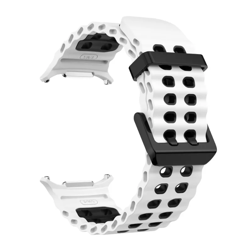 Ocean Silicone Band for Samsung Galaxy Watch Ultra 2 47mm Original Breathable Wristband Correa for Galaxy Watch Ultra 47mm Strap