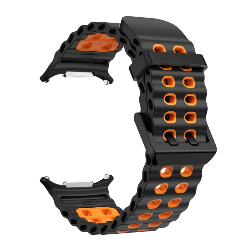 Ocean Silicone Band for Samsung Galaxy Watch Ultra 2 47mm Original Breathable Wristband Correa for Galaxy Watch Ultra 47mm Strap