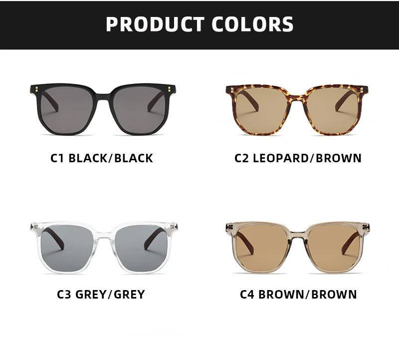 Classic Big Woodgrain Sunglasses Men women Retro Oversize Square Sun Glasses Male Female Fashion Summer Vacation Driving Shades
