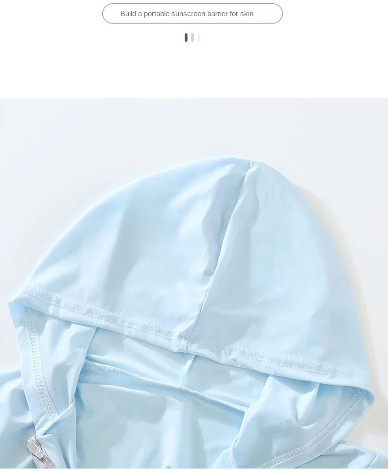 Summer Boys and Girls UV Sun Protection Clothing Thin Hooded Jacket for Kids Breathable Air Conditioner Shirt Clothes 2-10 Years