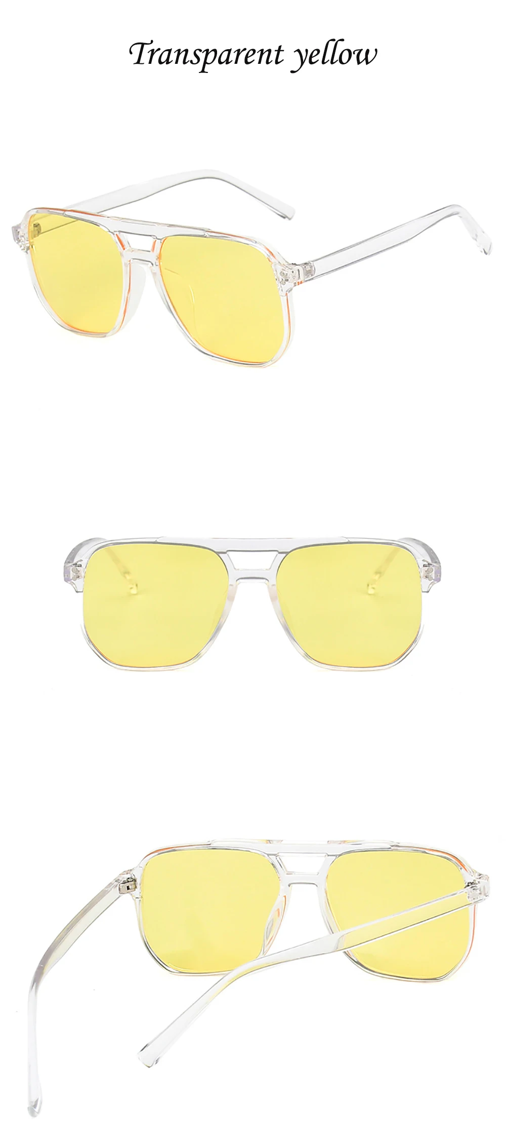 KLASSNUM 2026 Fashion Anti-blue Light Glasses Men Women Transparent Computer Glasses Large Frame Retro Eyeglass Square Eyeglasse