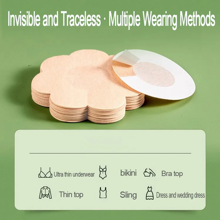 30/50/100PCS Stickers for Nipple Stickers for Chest Bra Sticker Boob Sticky Pads Breast Nipple Pads Pantyhose Nipple Cover NYP01