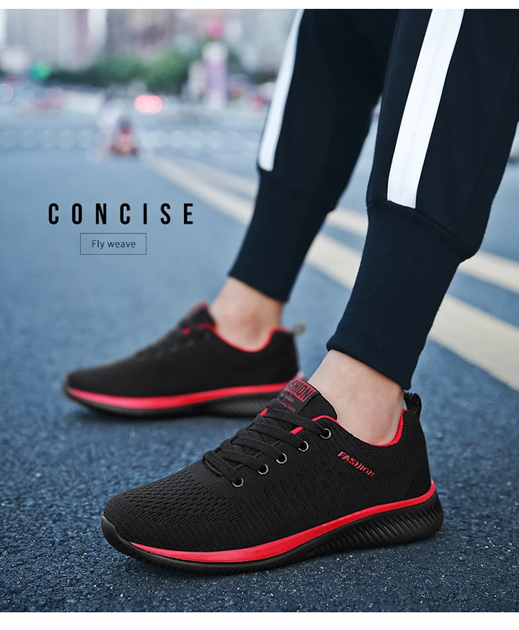 Men Running Sneakers Lightweight Walking Sport Shoes Classical Mesh Breathable Casual Shoes Male Fashion Moccasins Sneaker Men