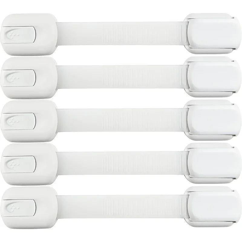 Child Lock Children Protection Baby Safety Lock for Cabinets and Drawers Toilet Fridge & More Adjustable length