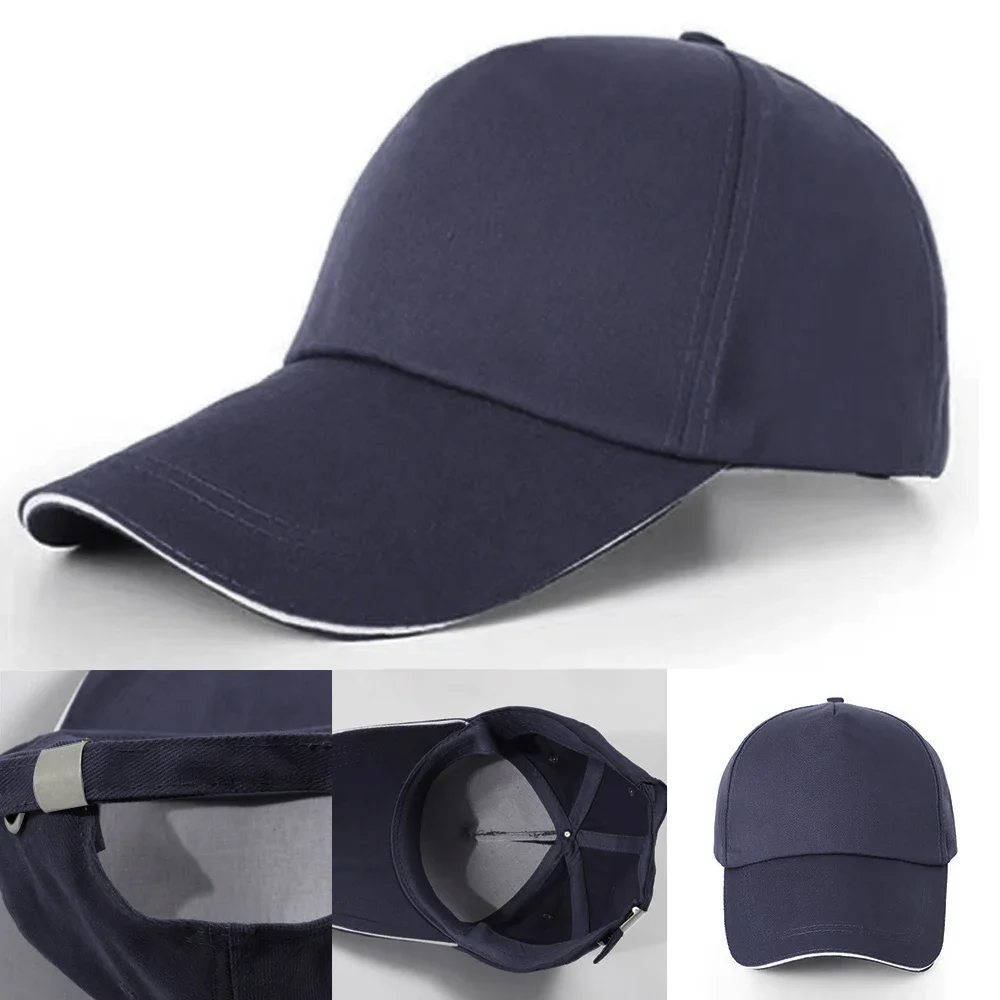 2024 Women Summer Adjustable Sunscreen Visors Hats Men Street Hip Hop Cap Letter Print Baseball Caps Pure Cotton Back Buckle Hat